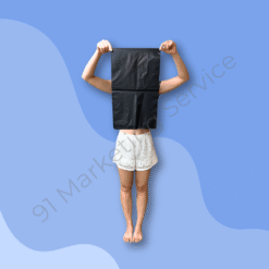 ถุงขยะดำพับข้าง