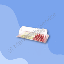 ถาดพลาสติกใส่ผลไม้ พร้อมที่ครอบใส (20 มม.)