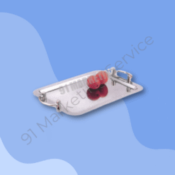 ถาดวางอาหารทรงสี่เหลี่ยมผืบผ้า พร้อมที่จับ