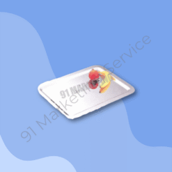 ถาดวางอาหารทรงสี่เหลี่ยมผืนผ้า