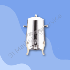 หม้อต้มกาแฟ ทรงโคน ขาตั้งตรง สีทอง