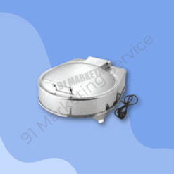 ที่อุ่นอาหารทรงกลมด้วยไฟฟ้า ฝาปิดสแตนเลส ขนาด 47x42x24 ซม.