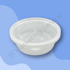 ถ้วยอาหารกลม ขนาด 8 ออนซ์ พร้อมฝา