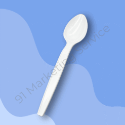 ช้อนพลาสติกยาว ขนาด 6 นิ้ว เปลือย