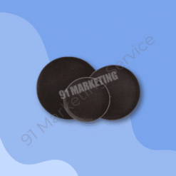 ถาดเสริฟอาหารกันลื่น ทรงกลม สีน้ำตาล