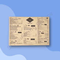 กระดาษรองจานพิมพ์โลโก้