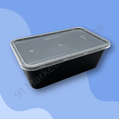 กล่องอาหารเหลี่ยม ขนาด 1,200 มล. พร้อมฝา