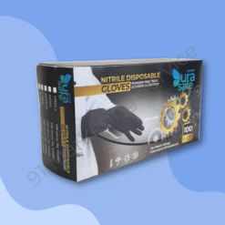 ถุงมือไนไตรสีดำ แบบไม่มีแป้ง