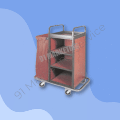 รถเข็นทำความสะอาด ขนาด 110x60x131 ซม.