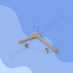 ไม้แขวนเสื้อมีตัวหนีบ แบบปกติ