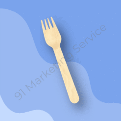 ส้อมไม้ยาว ขนาด 16 ซม.