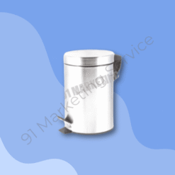 ถังขยะแบบมีที่เหยียบ สีเงิน