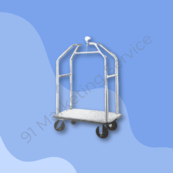 ที่เข็นกระเป๋าสแตนเลส ทรงเหลี่ยม