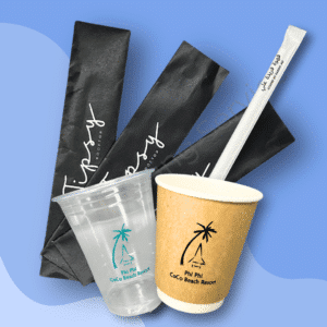 แก้วพลาสติกสกรีนโลโก้ ใส่เครื่องดื่มเย็น ผลิตโดย 91 Marketing Service