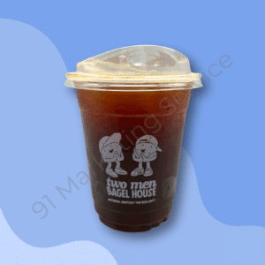 แก้วพลาสติกสกรีนโลโก้ ใส่เครื่องดื่มเย็น ผลิตโดย 91 Marketing Service