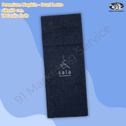 กระดาษแนปกิ้นพรีเมียมพิมพ์โลโก้ สำหรับร้านอาหารและโรงแรม | 91 Marketing Service