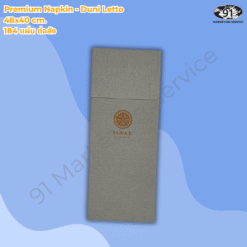 กระดาษแนปกิ้นพรีเมียมพิมพ์โลโก้ สำหรับร้านอาหารและโรงแรม | 91 Marketing Service